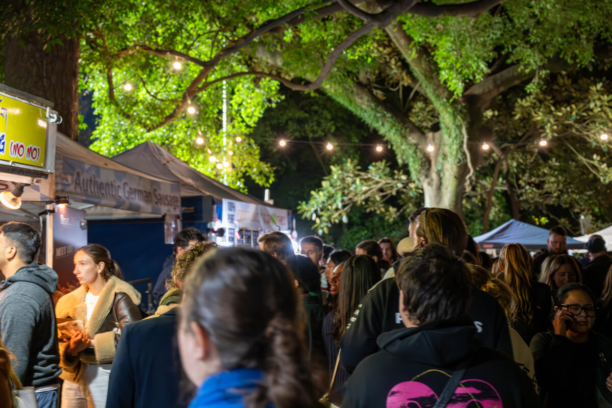 Stalls at the market