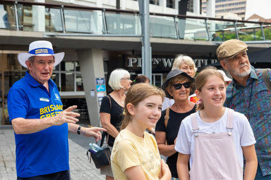 ANZAC tours for families with the Brisbane Greeters
