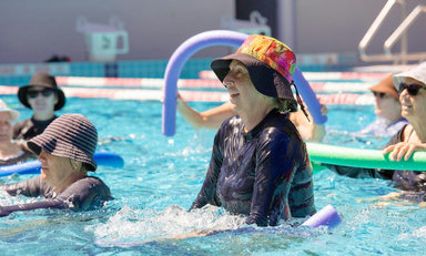 Aqua fitness for seniors and children