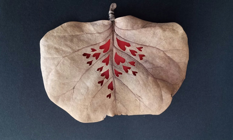 Botanic art: The leaves of love at Mt Coot-tha Library - Via Brisbane