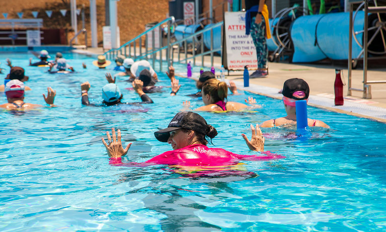 Deep water running – Dunlop Park Memorial Swimming Pool – Saturday, 21 ...