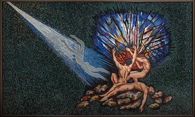 Don Ross mosaic on display for a limited time