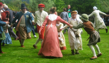 Elizabethan dance performance