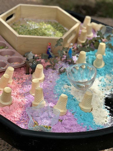 Gumtreekids Messy Play at New Farm Park - Mixed favourites theme