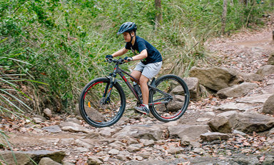 Mountain bike skills for juniors (advanced - drops and jumps)