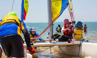 Sailing and kayaking